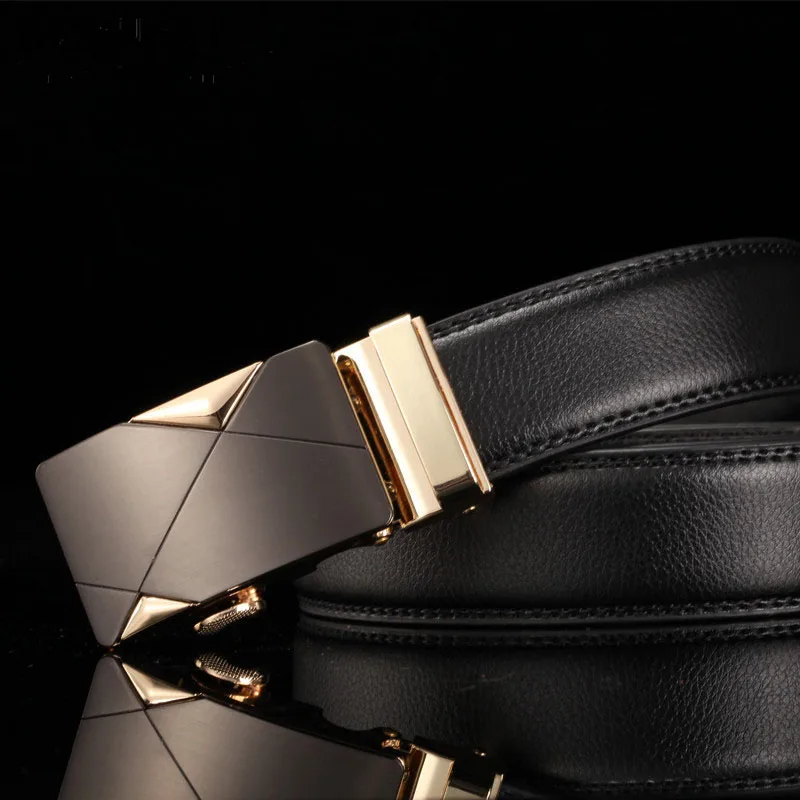 Лучший YBT мужской широкий пояс из ПУ кожи модный ремень сплава с автоматической