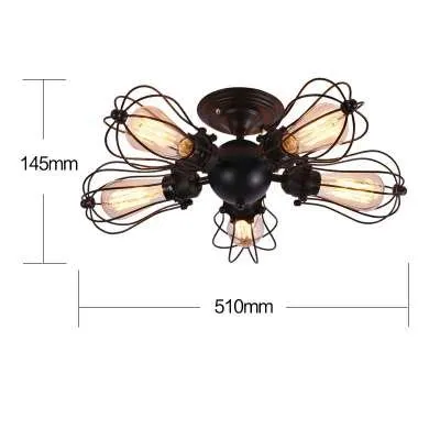 Винтажные потолочные светильники Lamparas De Techo lustre Luminaria Abajur, потолочные светильники для дома, Светильники для гостиной