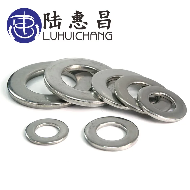 Luchang 304 Нержавеющая Сталь M5 M6 M8 M10 M12 M14 плоская машинная шайба плоская прокладка
