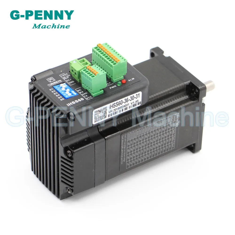 Фото Новое поступление! Nema24 замкнутый цикл шаговый двигатель 3Nm 8 мм 428Oz-in Гибридный Новое поступление! Nema24 замкнутый цикл шаговый двигатель 3Nm 8 мм 428Oz-in Гибридный