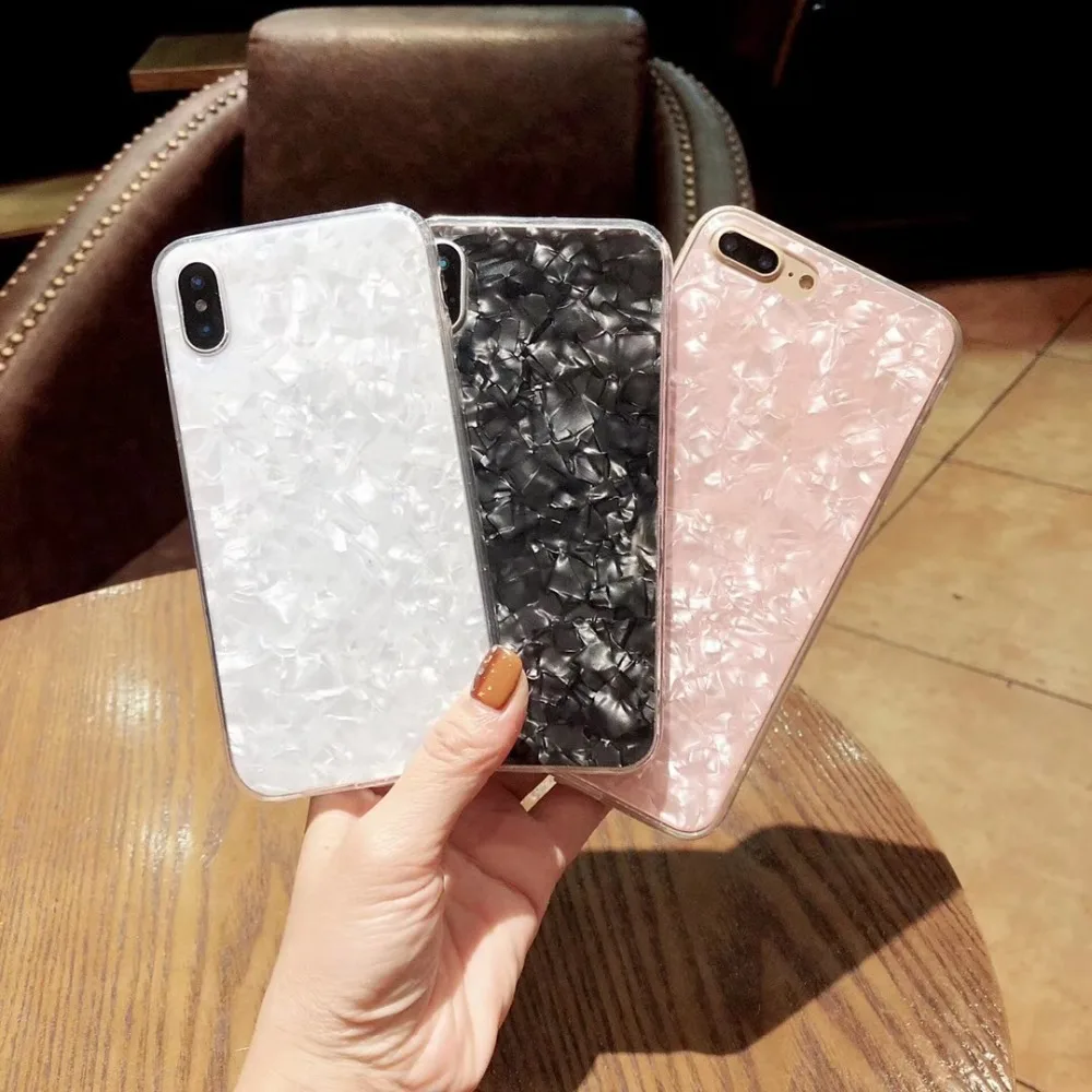 Блестящий чехол для телефона s iPhone 6 S Dream Shell с рисунком Мягкая силиконовая задняя