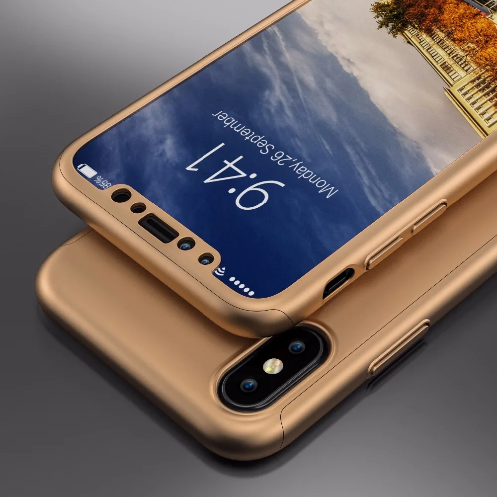 Для iPhone X XS чехол роскошный с покрытием 360 градусов полная Защита Чехол для Edition 10