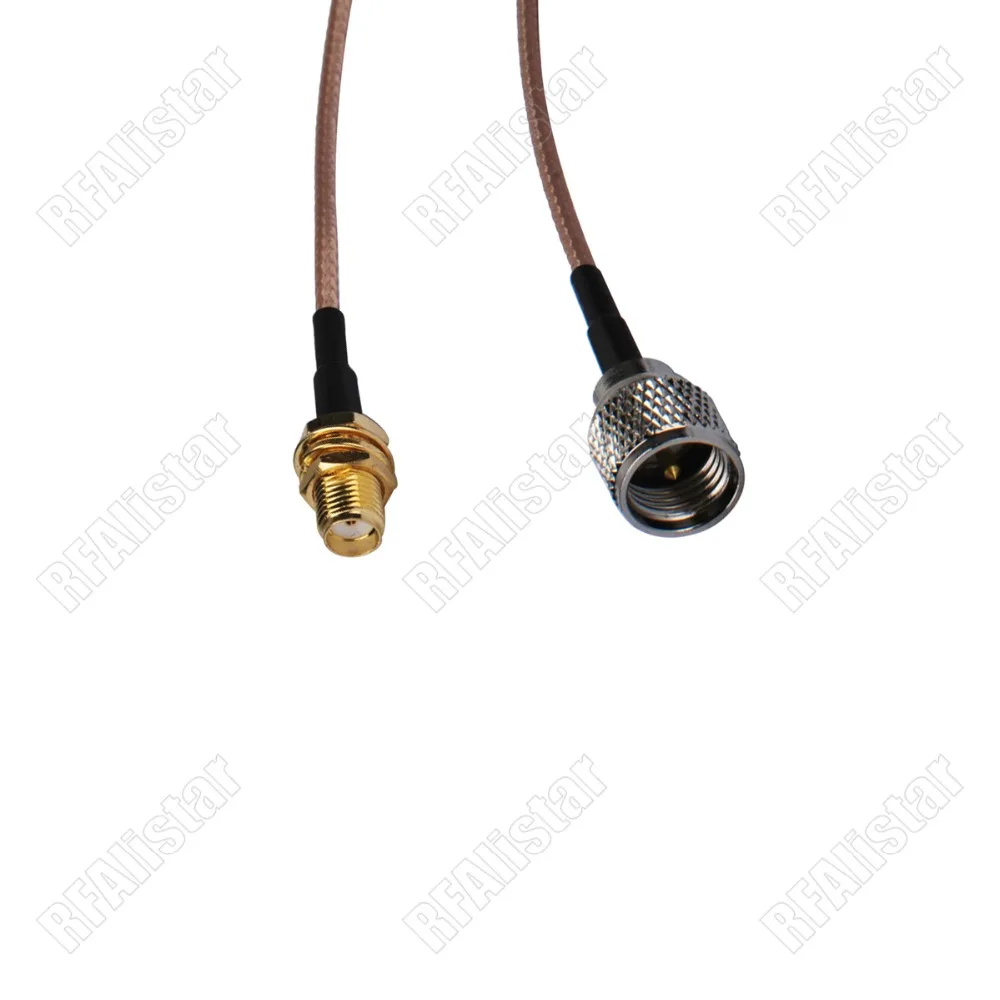 SMA Гнездовой разъем для мини УВЧ штекер RG316 RF Pigtail коаксиальный кабель