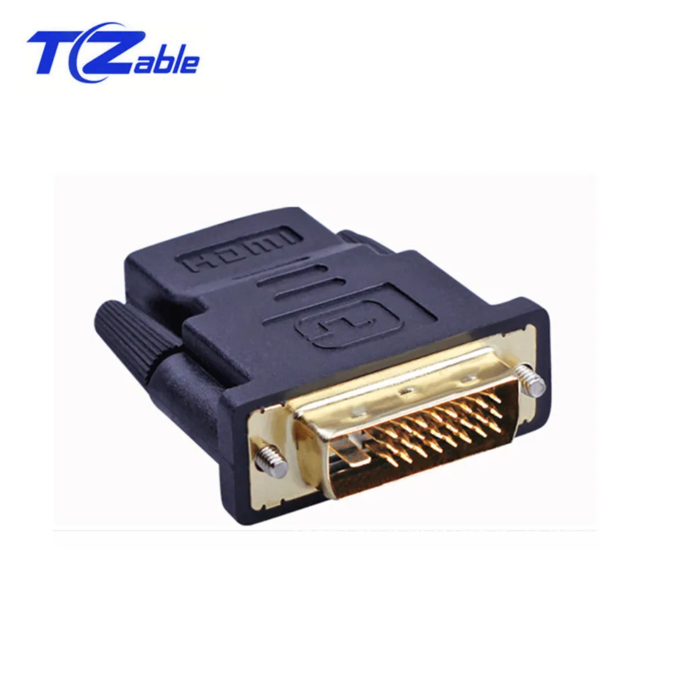 DVI HDMI адаптер 24 + 1 24k позолоченный штекер Женский конвертер 1080P для HDTV проектор