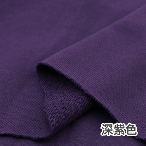 Dark purple Плотная трикотажная махровая толстовка с капюшоном из хлопка, спортивная одежда - Цвет: Dark purple