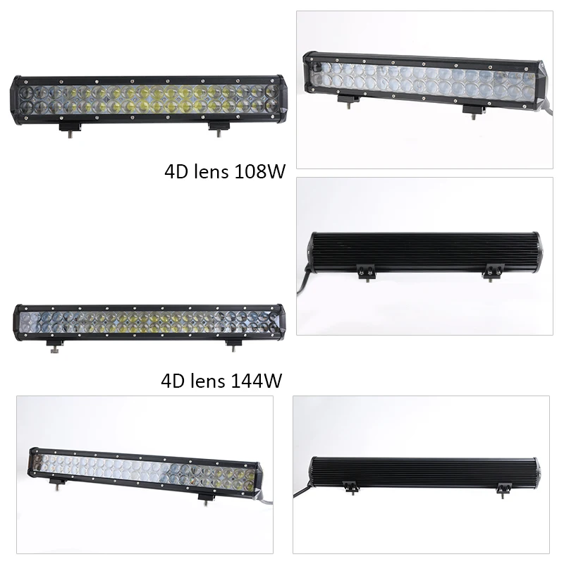 

36W-198W Waterproof Projector LED Work Light/Light Bar for SUV, ATV, UTV, 4 x 4, Sand rails, Cars, Truck, Trailer, Forklift,