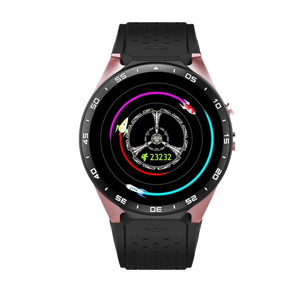 2017 Лидер продаж KW88 Смарт часы 1 39 дюймов 3g Wi Fi ШАГОМЕР Сердце Рейтинг Anti theft Smartwatch