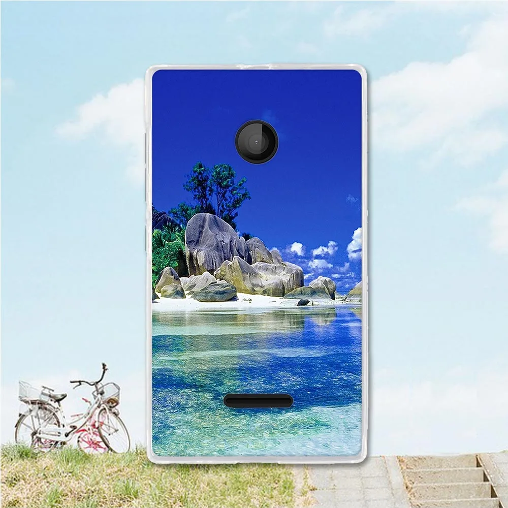 Гибкие мягкие силиконовые чехлы из ТПУ для сотовых телефонов Microsoft Nokia Lumia 435 N435