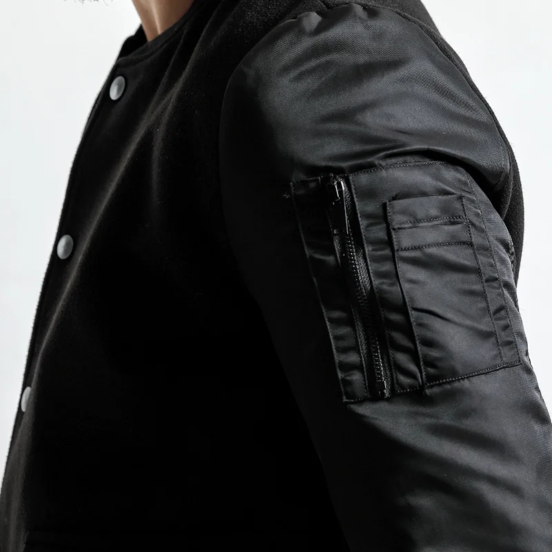 Мужская приталенная куртка SIMWOOD одежда для фитнеса и бейсбола из хлопка высокого