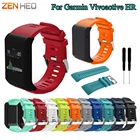 Ремешок спортивный для наручных часов Garmin vivoactive HR, Модный мягкий силиконовый сменный Браслет для Garmin vivoactive HR