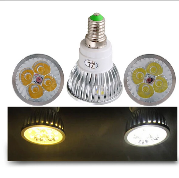 MR16 GU 5 3 DC12V 12W светодиодные прожекторы лампы светильники 4x3W Бесплатная доставка |