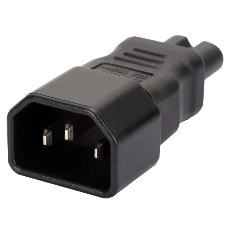 Адаптер питания переменного тока IEC C14 в C7 адаптер C14/C7 штепсельной вилки 3Pin Female В