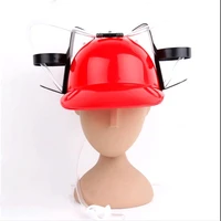 new drinking hat funny toys helmet drinking beer gifts for lazy person free your hands cap lbshipping