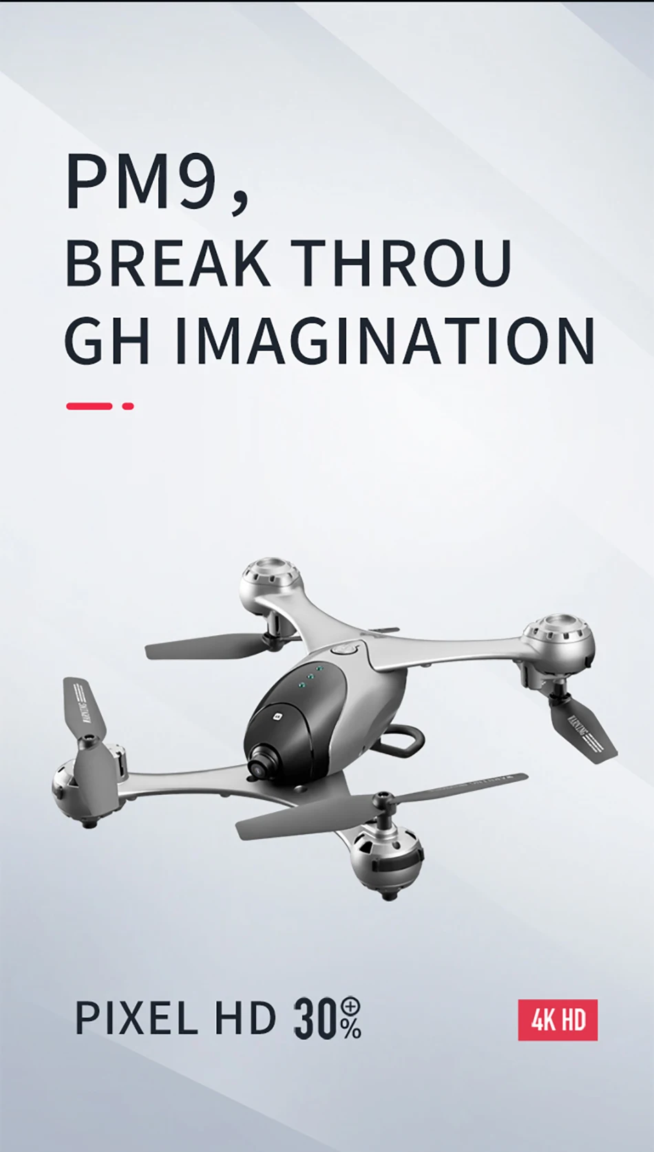 Игрушечный Дрон 4 K HD камера с gps следить за мной FPV RC Квадрокоптер складной самолет гоночный вертолет SMRC M6