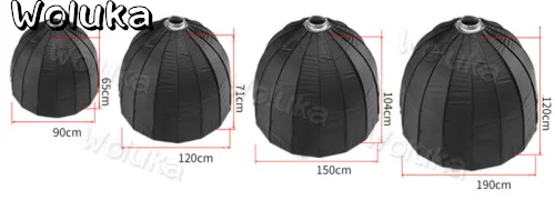 Зонт софтбокс 190 см для фото Portabe Bowens крепление вспышки speedlite аксессуары