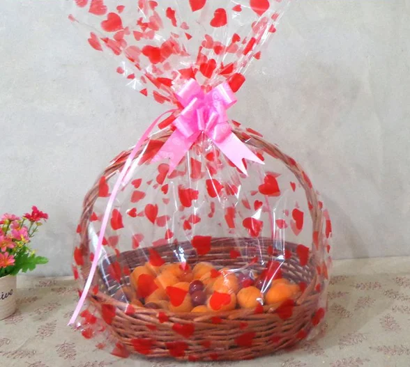 10 bags not basket Креативная ручная тростниковая корзина для фруктов и овощей, подарочная корзина для упаковки яиц, корзина для вина - Цвет: 10 bags not basket