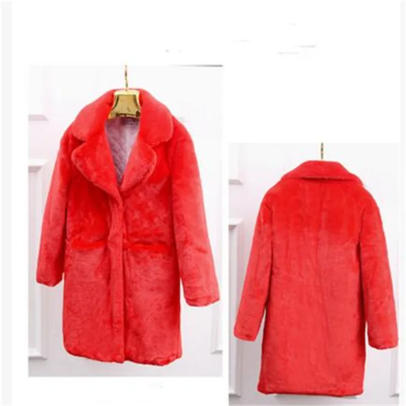 Fashion Women Fur coat Winter NEW Produuct Tickening Keep Warm Ms Winter jackeet Faux fur Wool coat Quality assurance 1163