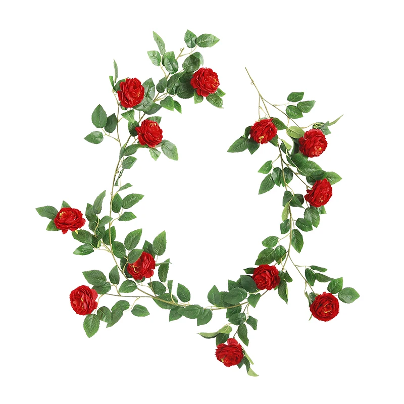 Искусственные цветы пиона 180 см домашняя гирлянда из винограда украшение Длинные