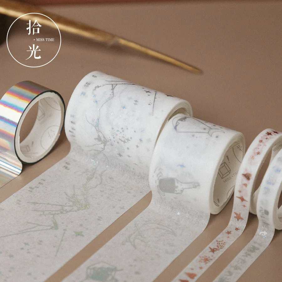 5 шт./компл. декоративные Ретро Божественная Золотой набор декоративного скотча