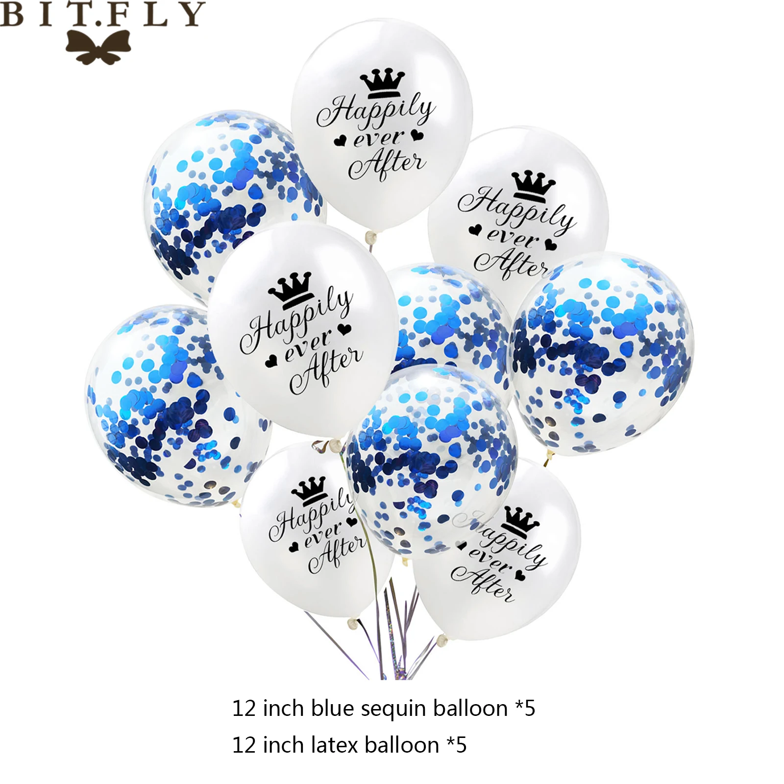 10 шт./лот 12 дюймов Смешанные латексные конфетти воздушные шары для DIY свадебный