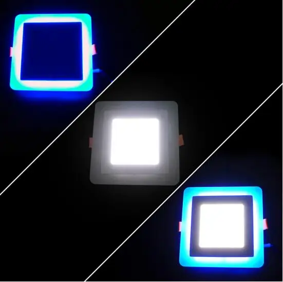 2 шт. ультратонкие квадратные светодиодные потолочные лампы 9 Вт 16 24 Вт|panel light|round