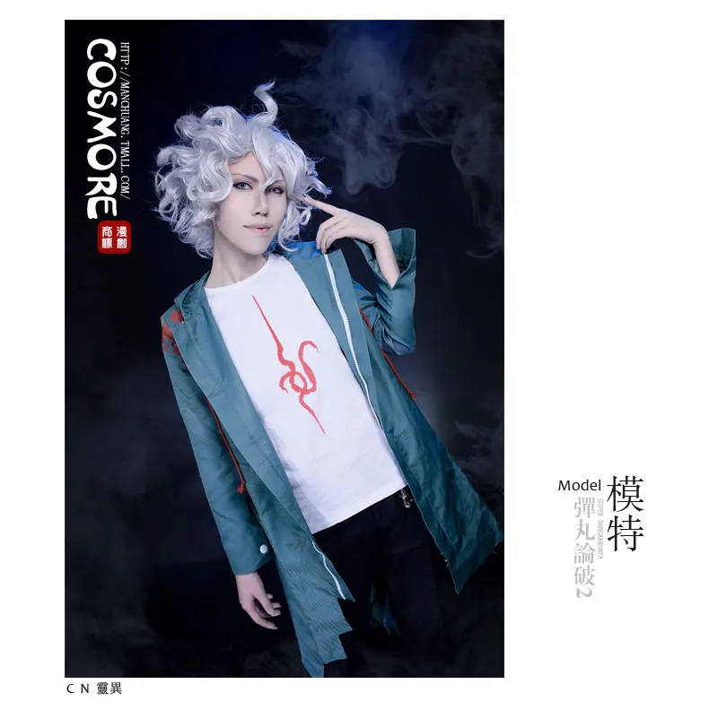 Супер Danganronpa 2 Nagito Komaeda Куртка только карнавальный костюм одежда на заказ с