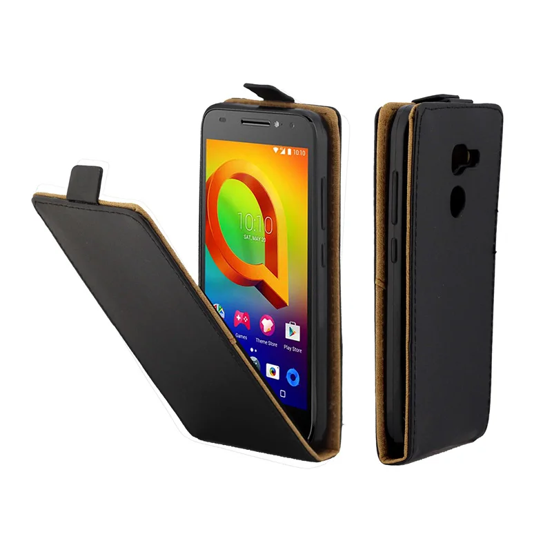 Новый стильный Вертикальный кожаный чехол-книжка чехол для телефона Alcatel A3 5046 5