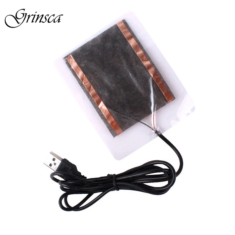 Горячий Портативный Зима Теплая Пластины USB Углеродного Волокна Отопления