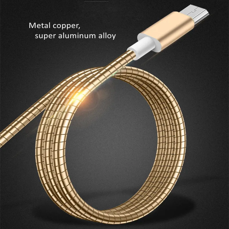 Металлический Плетеный Micro usb type-C кабель для huawei P20 Micro USB C кабель передачи данных для быстрой зарядки для Xiaomi Oneplus Redmi шнур зарядного устройства