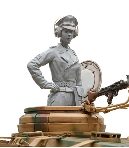 Бескомбинированный солдат 1/16 танк командир (без резервуара) исторический набор