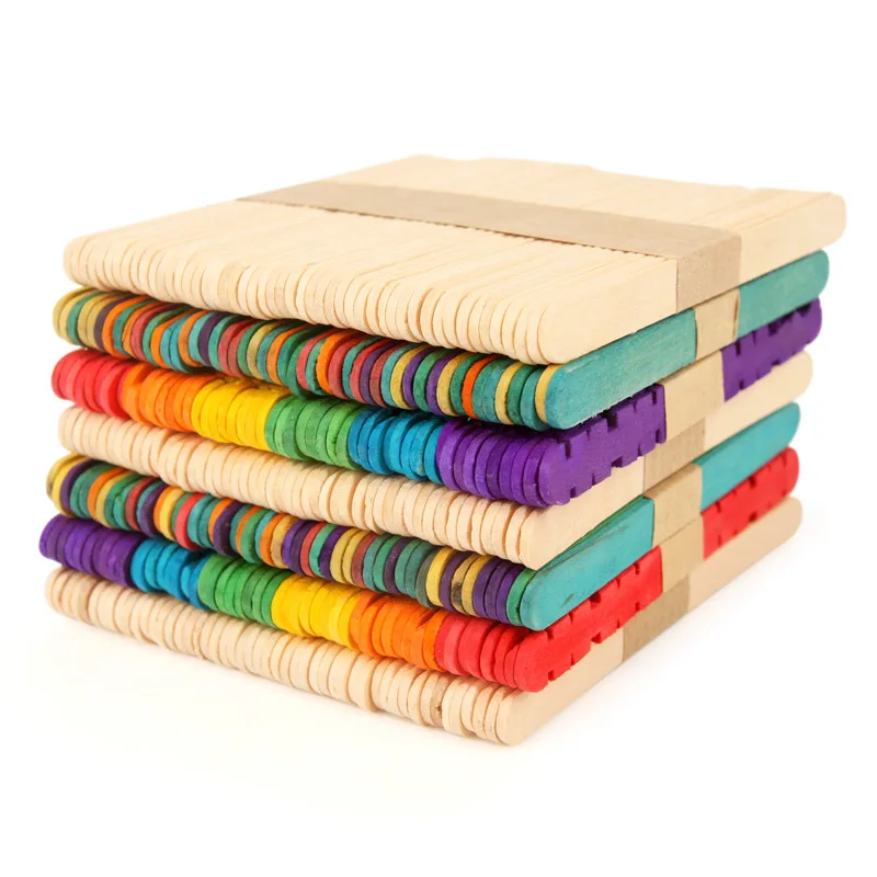 Деревянные палочки для мороженого небольшого размера 100 шт. палочка ложка