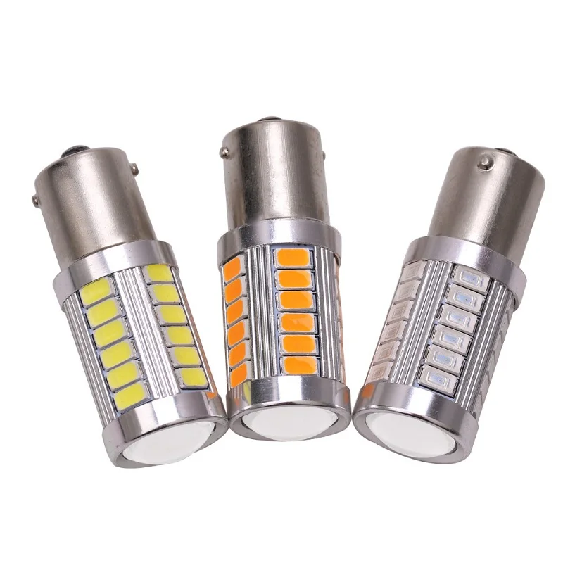 1156 P21W BA15S 33 LED 5630 5730 Автомобильные стоп сигналы противотуманная лампа фонарь