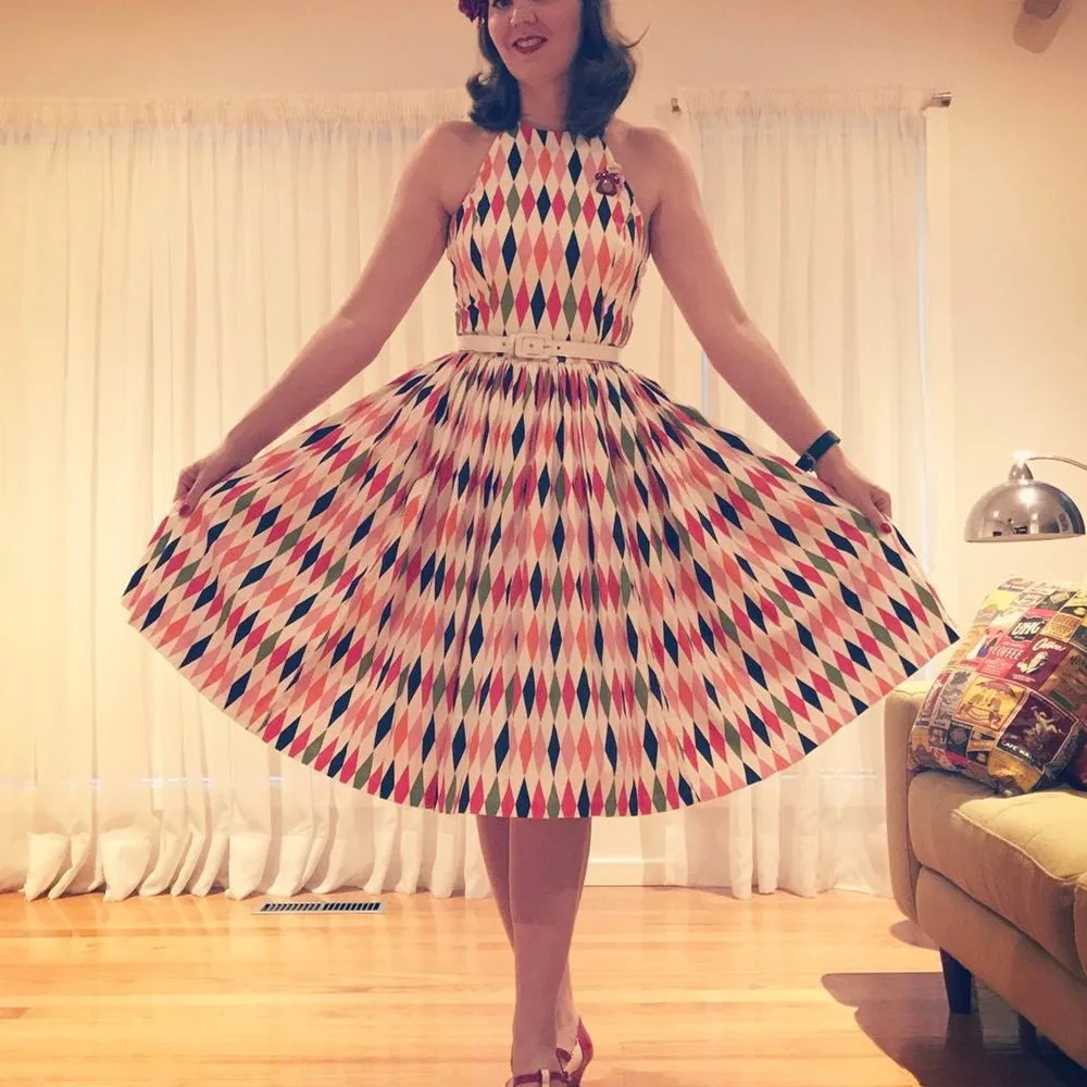 Женская винтажная юбка шаровары ретро размера плюс в стиле 35 50s|skirt rockabilly|skirt plus