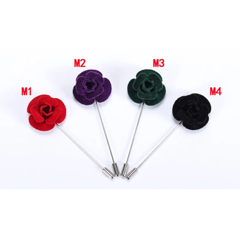 Новая модная мужская Цветочная булавка с отворотом бутоньерка для костюма