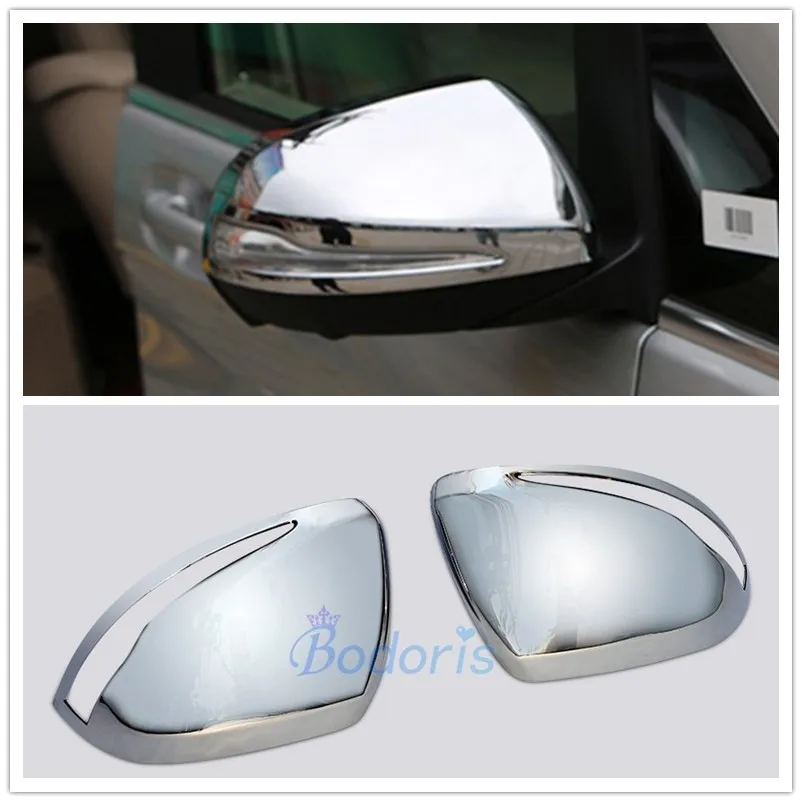 Car Styling Door Mirror Cover Rear View Overlay Chrome 2014 2015 2016 2017 2018 For Mercedes Benz V Class V260 Accessories | Автомобили и