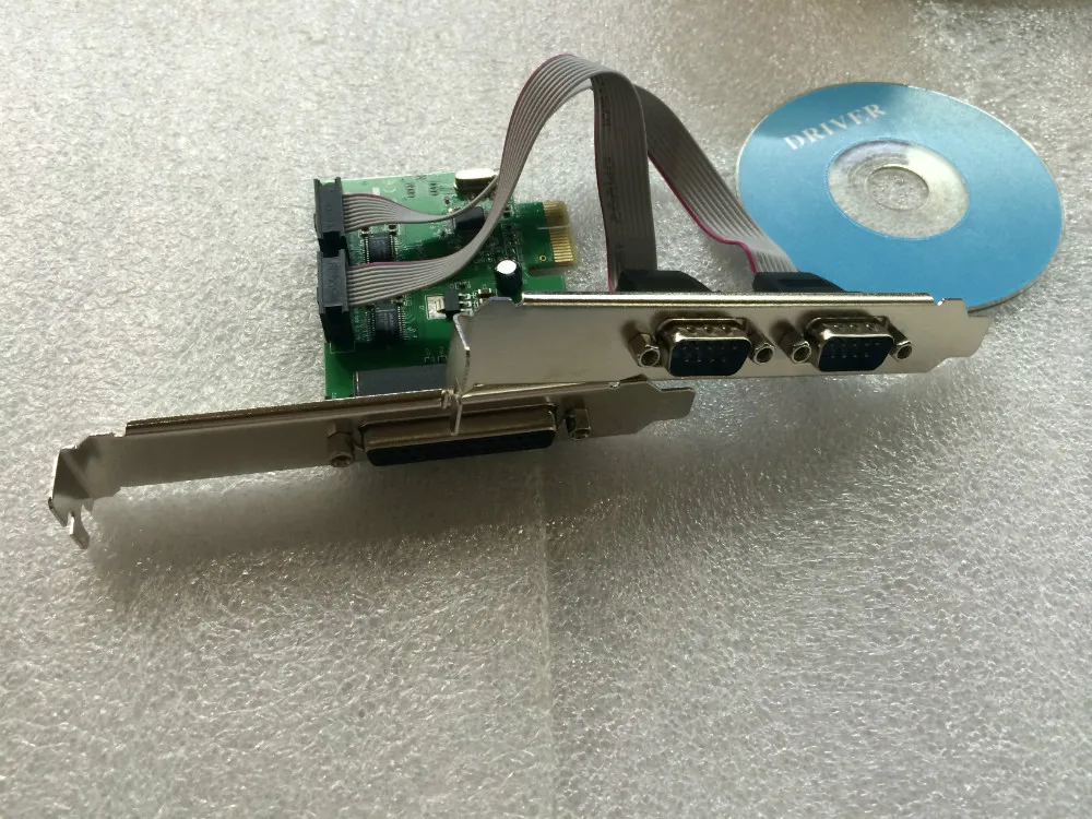 2 Порты и разъёмы RS232 RS-232 serial com DB25 принтер параллельный LPT для pci-e PCI Express Card адаптер