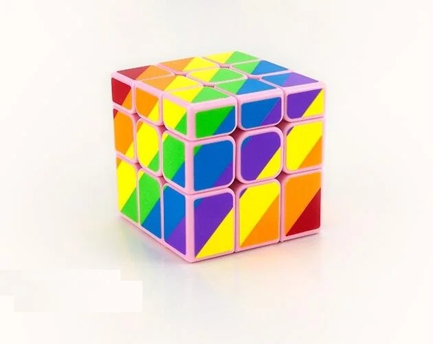 YJ MoYu Неравные 56 мм кубик рубика 3x3x3 Литые Покрытием magic cube Puzzle Кубы Professional Cubo cubo