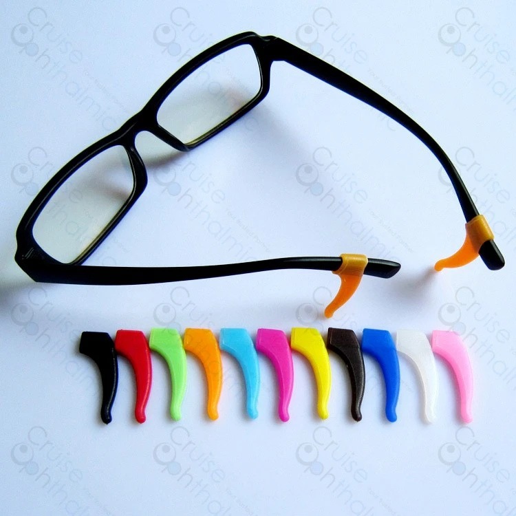 20 pairs T2500 High Quality Silicone Anti-slip Holder For Glasses Accessories Ear Hook Sports Eyeglass Temple Tip Free Shipping