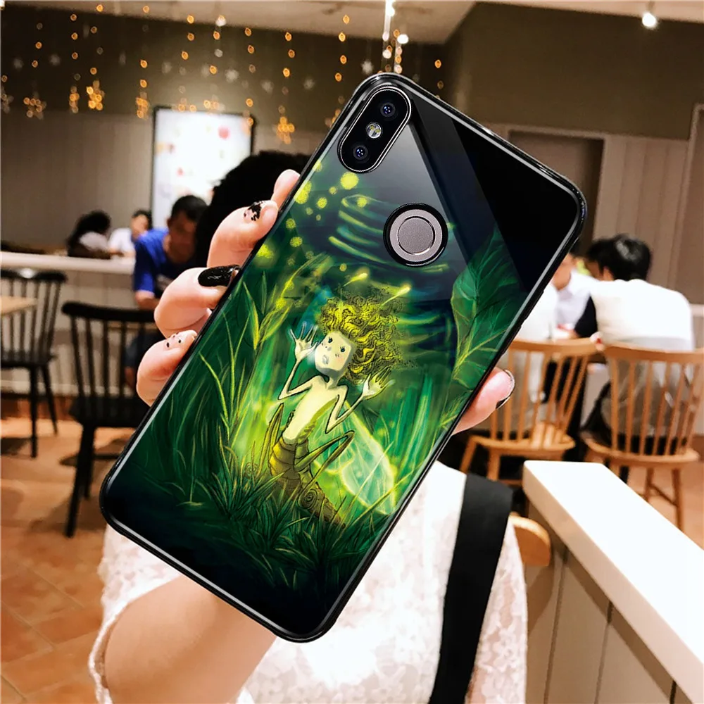 Lu mi nous Стекло чехол для Xiaomi Redmi Note 6 Pro Роскошный телефона 4X5 плюс 6A Примечание 5 A1 A2