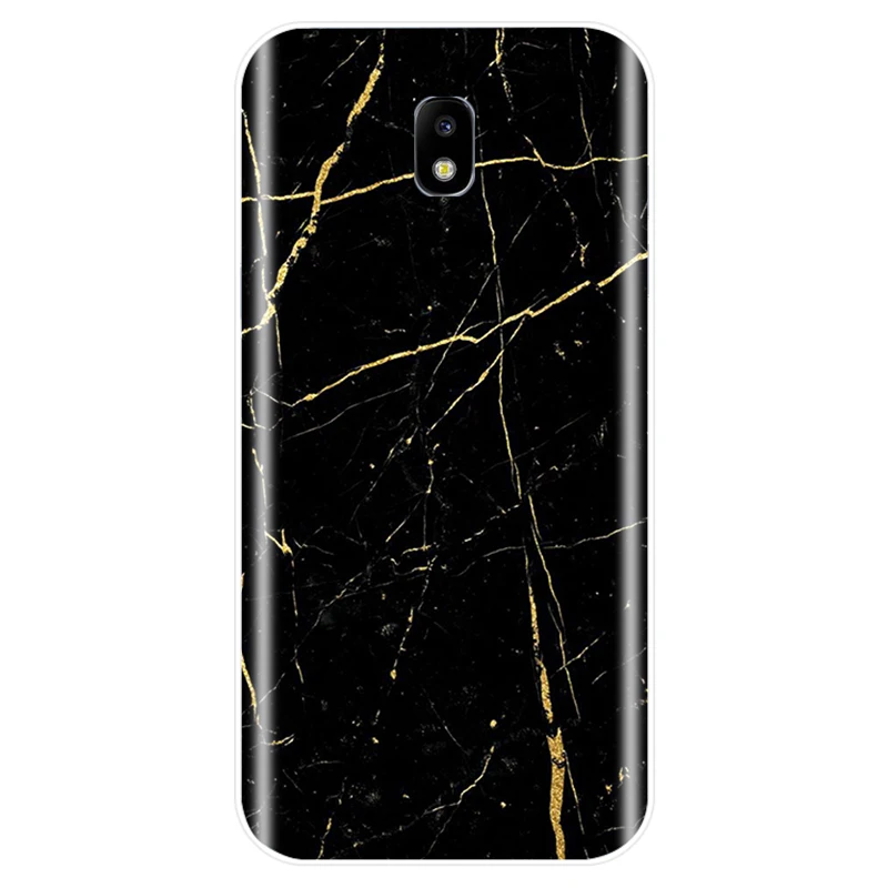 Золотой мраморный чехол для телефона из мягкого силикона и ТПУ Samsung Galaxy J3 J6 J8 2018 J5