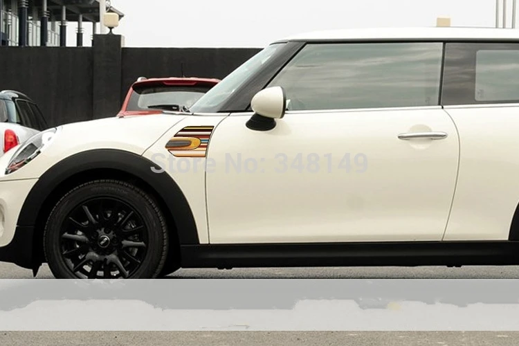 Стикеры для автомобиля Aliauto 2 x наклейки крыла боковые аксессуары MINI COOPER F56|fender