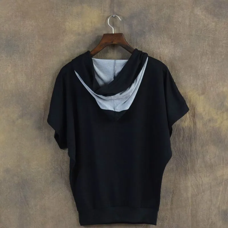 2017 новые осенние свободные водолазки с коротким рукавом мужские толстовки и