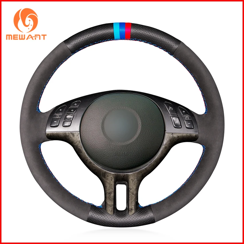 MEWANT черная замша кожа искусственная для BMW E39 E46 325i E53 X5 аксессуары интерьера
