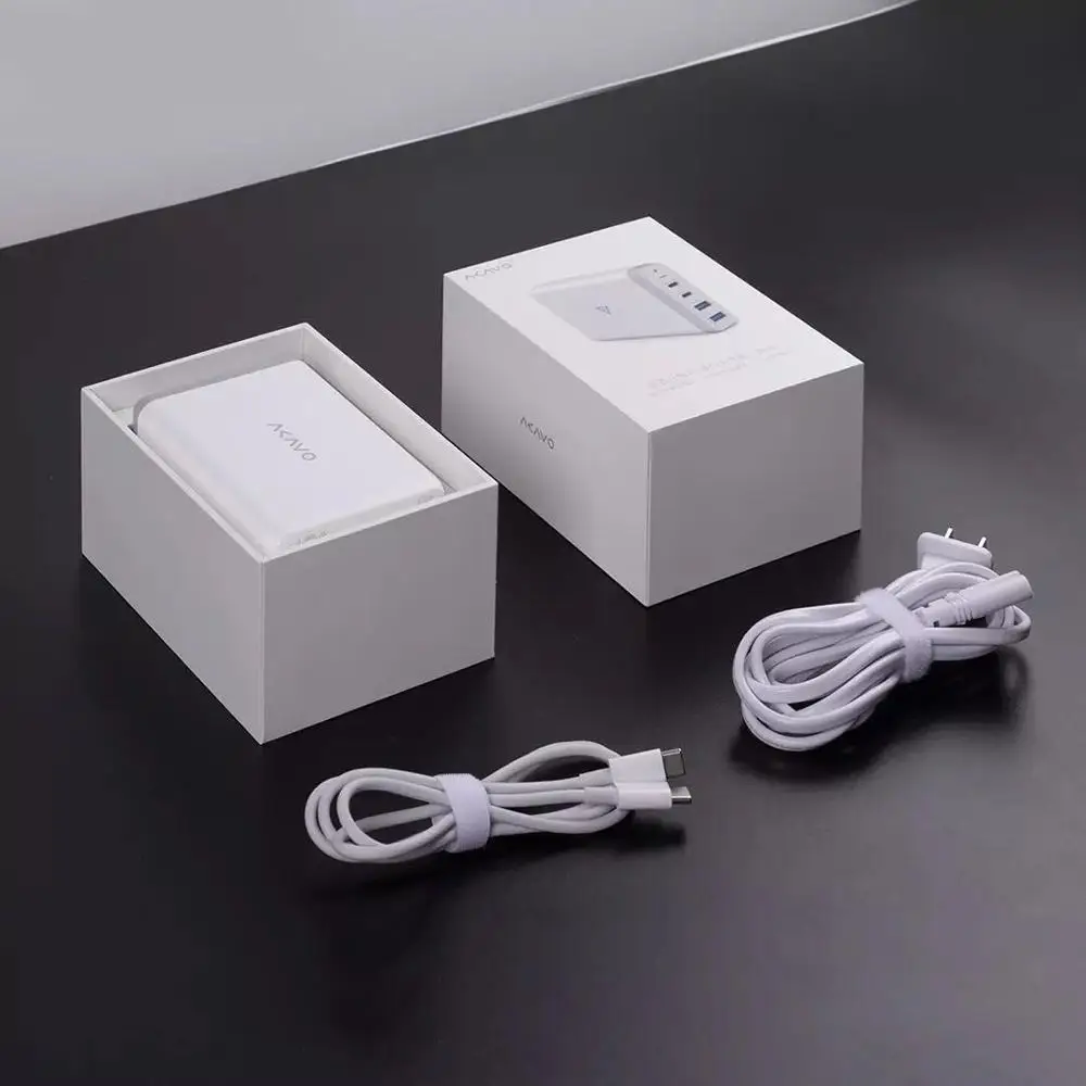Многопортовое зарядное устройство Xiaomi AKAVO F1 75 Вт супер мощный C порт поддержка