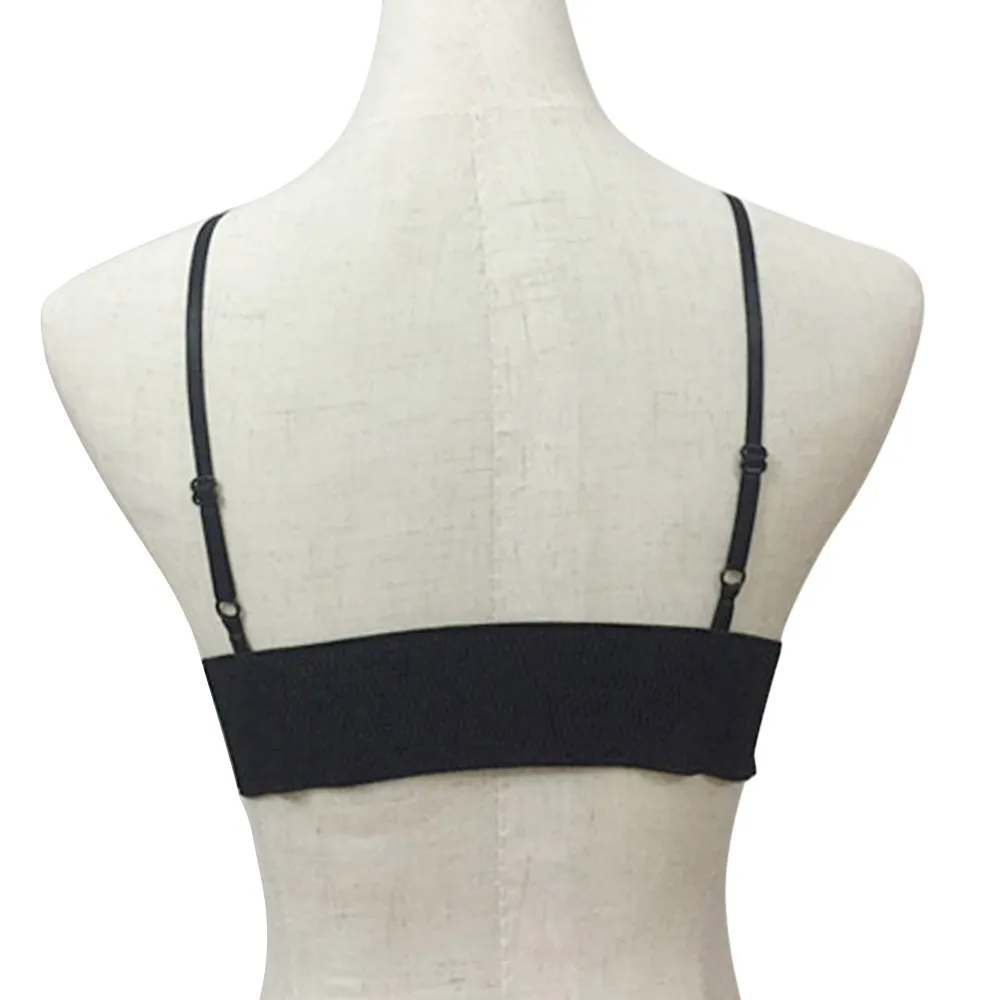 2017 Женский сексуальный черный бюстье из искусственной кожи укороченный топ