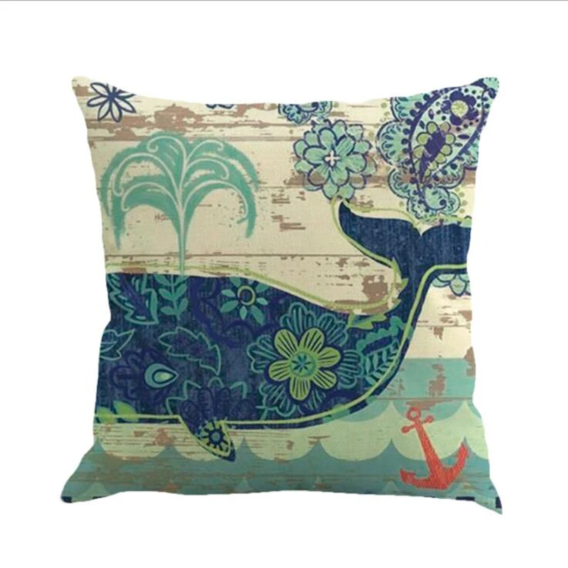 Ogiselestyle Творческий океан животного наволочка домашнего декора автомобиля диван