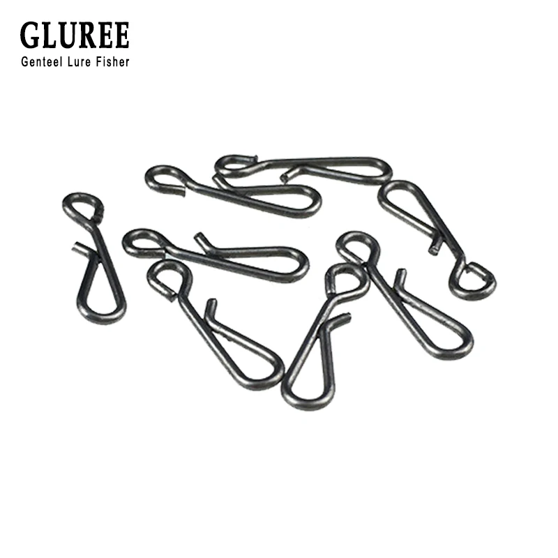GLUREE 100 шт./лот Подвеска из нержавеющей стали оснастки рыболовный шарнир снасти