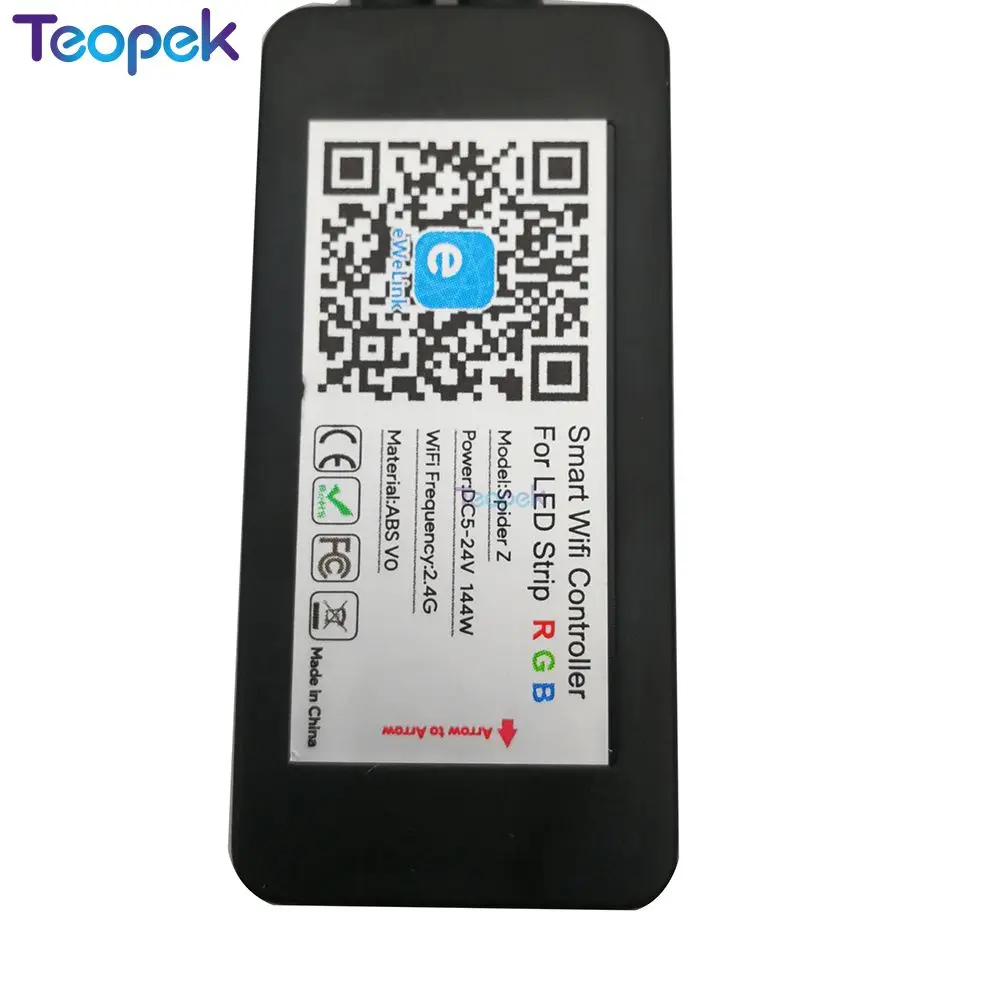 EWelink Smart Wifi светодиодный контроллер с 24 клавишами дистанционного DC5V 24V работа