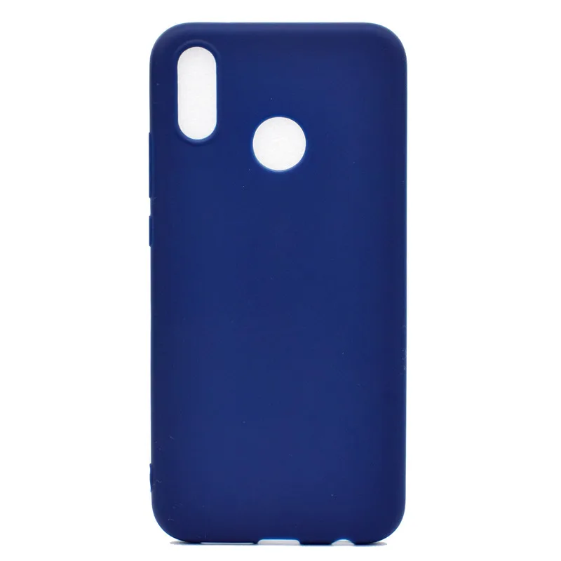 Silicone Case For Huawei P20 Lite Cover Coque Y7 Y6 Y9 2019 P9 P10 P30 Pro Candy Color Phone Cases |