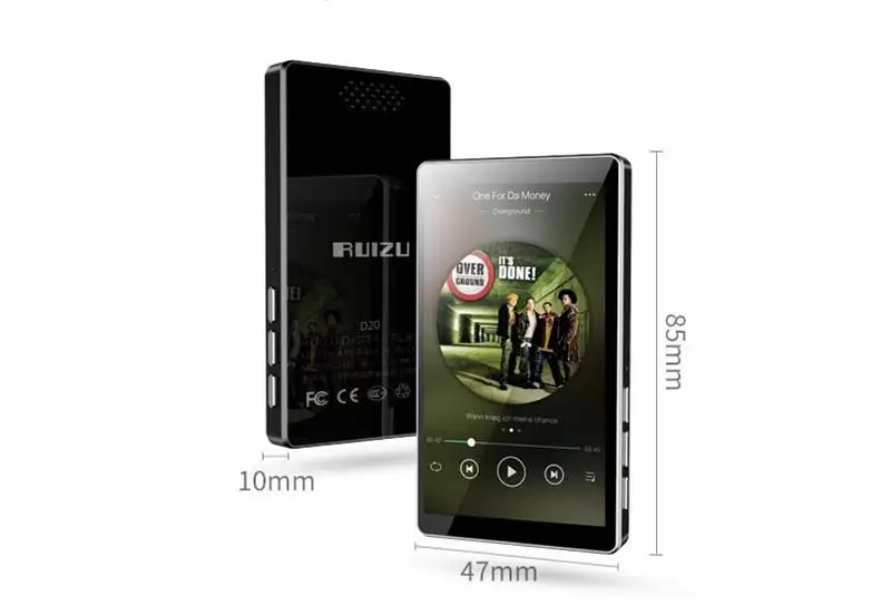 RUIZU D20 полный сенсорный экран MP3-плеер 8 Гб музыкальный плеер Поддержка fm-радио Запись видео плеер Электронная книга со встроенным динамиком